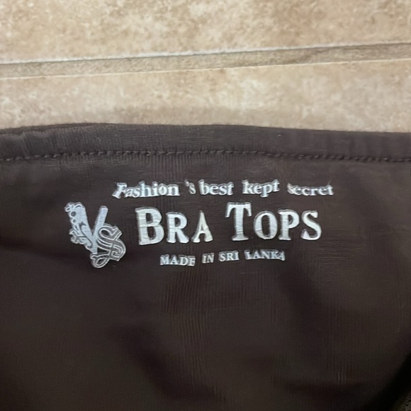 Pink/brown Vintage Victorias Secret Bra Top dress, size small, strapless - Picture 5 of 8